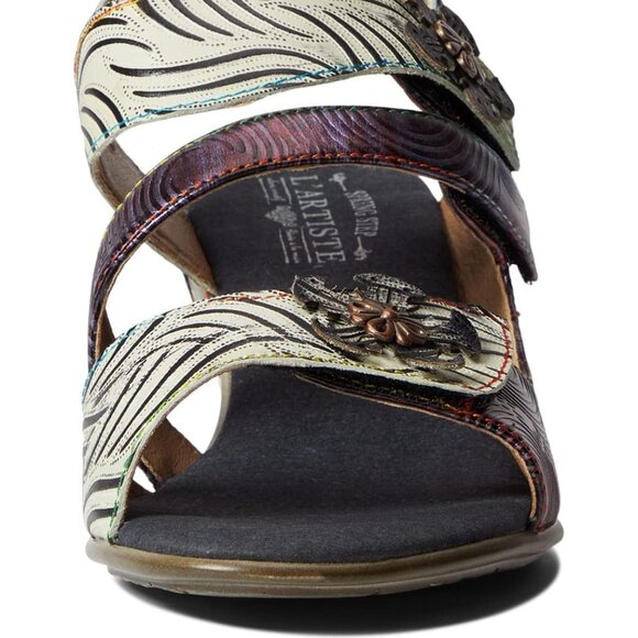 NEW L'Artiste Purple of SPRING STEP Heels for Women adjustable Modern sandal - Picture 5 of 9